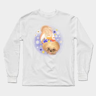 Luca in Flowers Long Sleeve T-Shirt